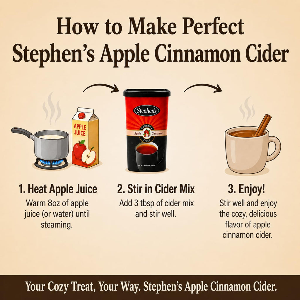 Apple Cinnamon Cider Mix 14 oz Pack of 6 K575