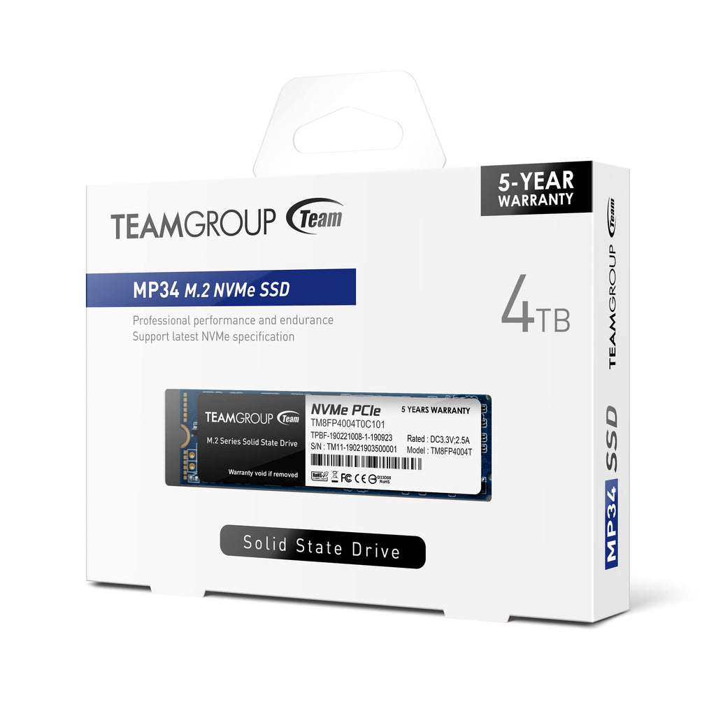 4TB NVMe PCIe Gen3x4 M.2 2280 Internal SSD N194