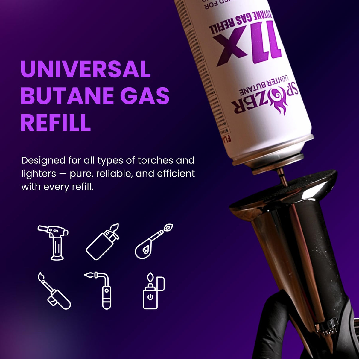 11X Butane Fuel Refill 300ml 12 Cans N1803
