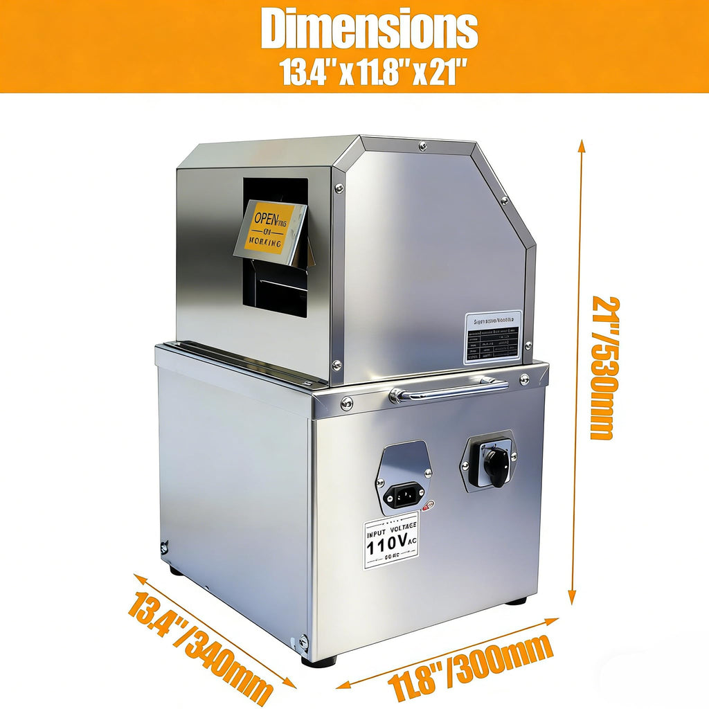 110V 800W Stainless Steel Electric Sugar Cane Juicer Machine O8570