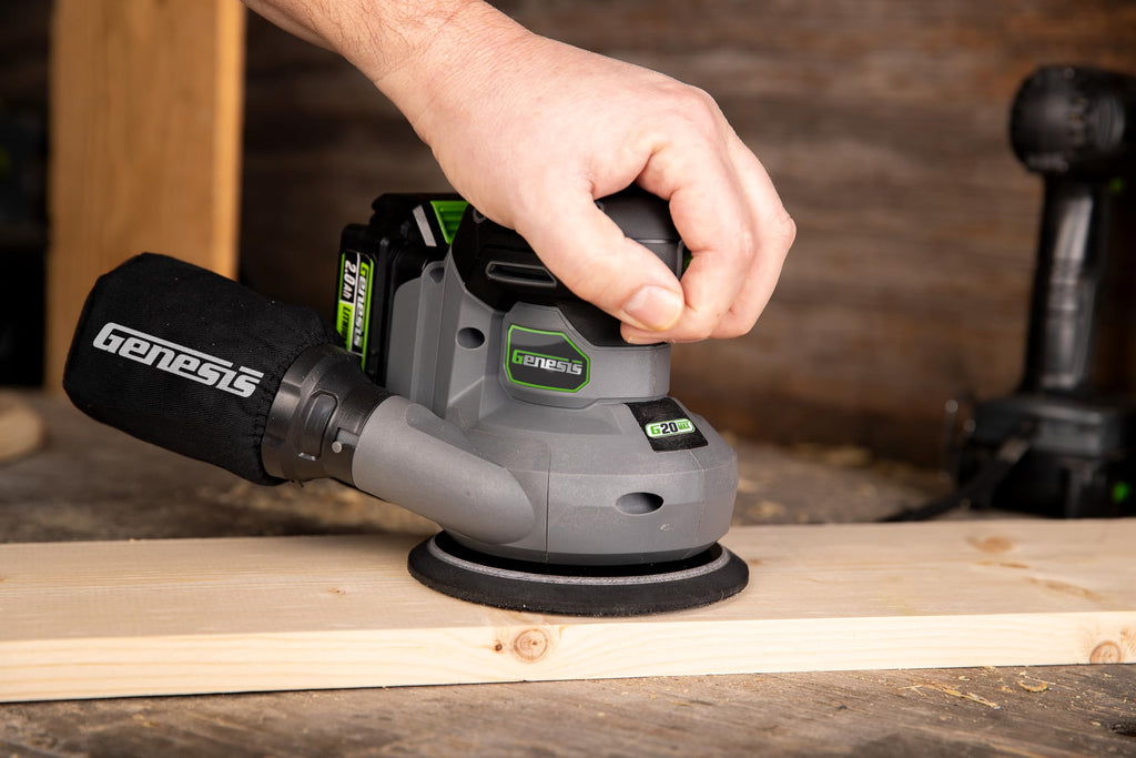20V Cordless 5in. Orbital Sander with Dust Bag S496