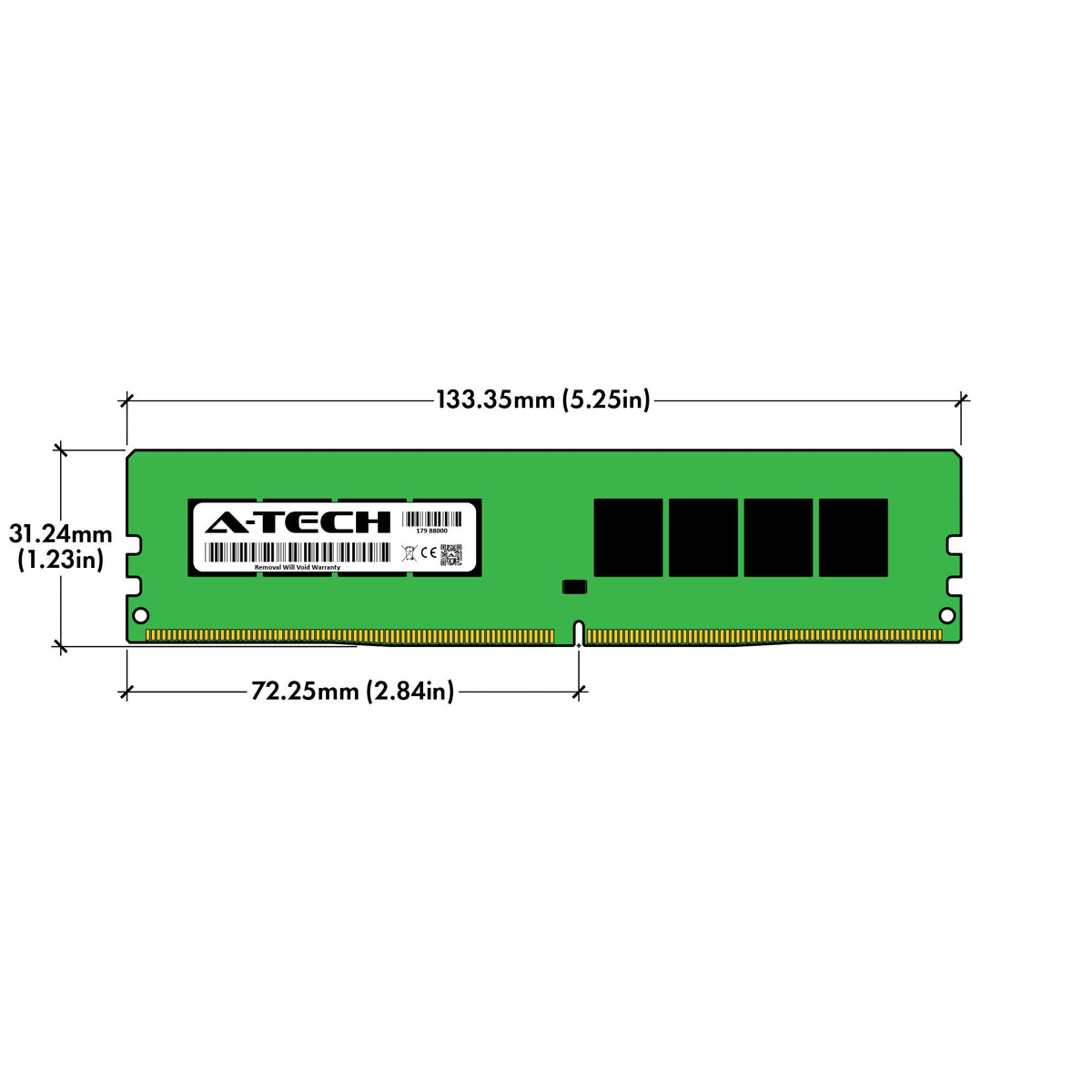 16GB DDR4 2400 MHz Non-ECC Desktop RAM J309794