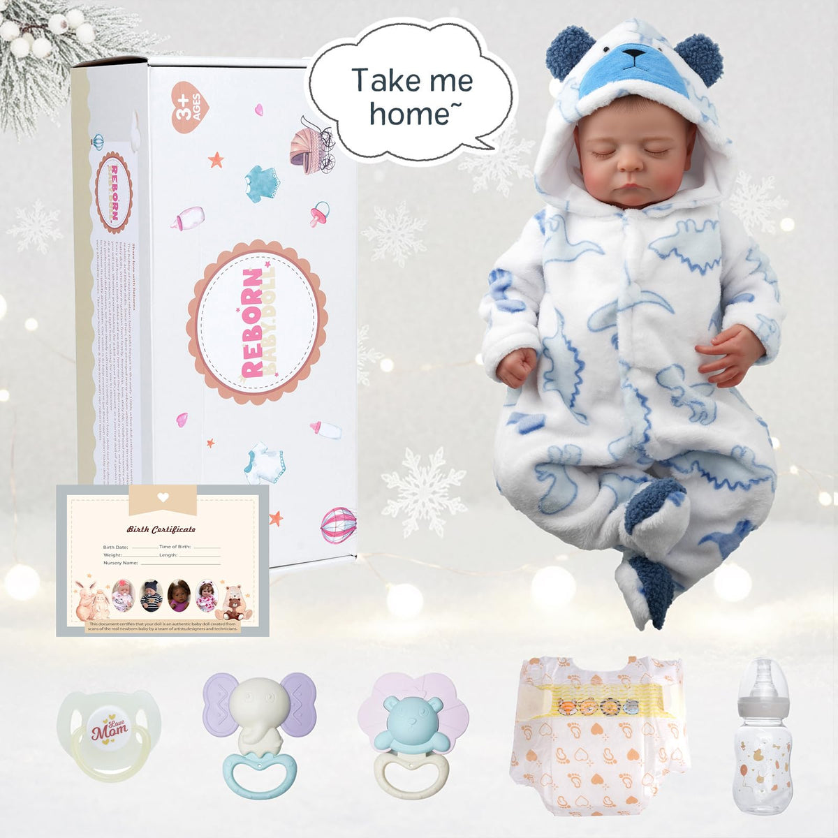 20 Inch Reborn Baby Doll Boy Soft Body N143653