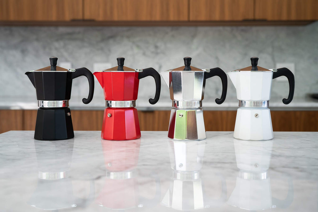 Stovetop Espresso Maker 6-Cup Silver B872