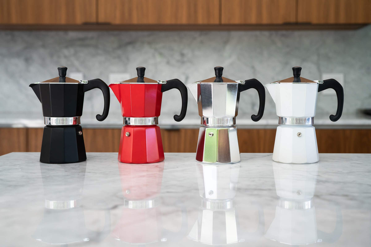 Stovetop Espresso Maker 6-Cup Silver B872