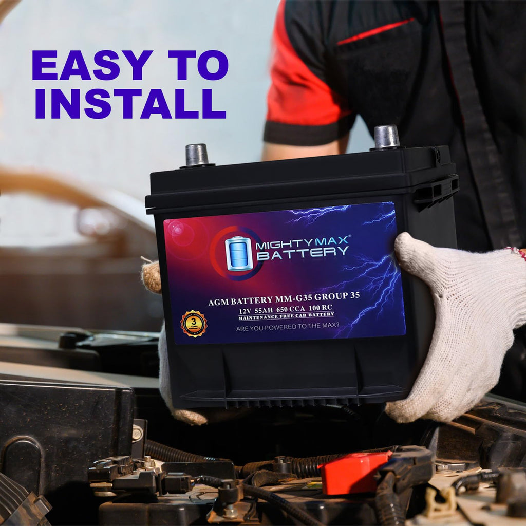 12V 55Ah AGM Replacement Battery A891