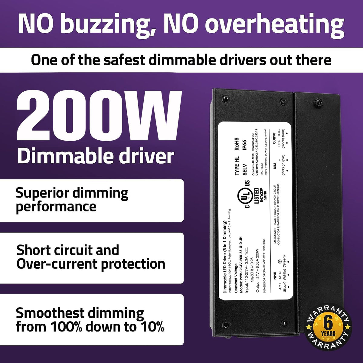 200W Dimmable LED Driver I11084