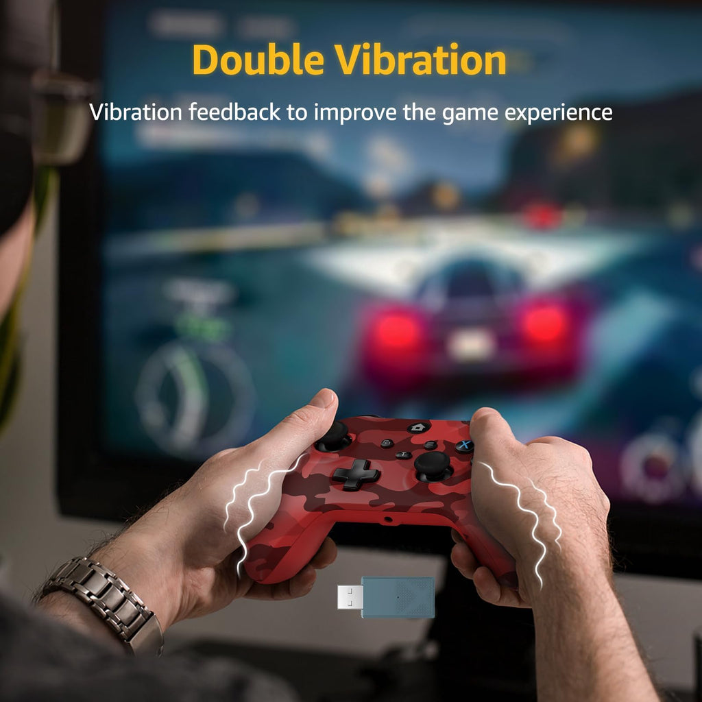 Wireless Controller for X-BOX One/PC Camo Red O907