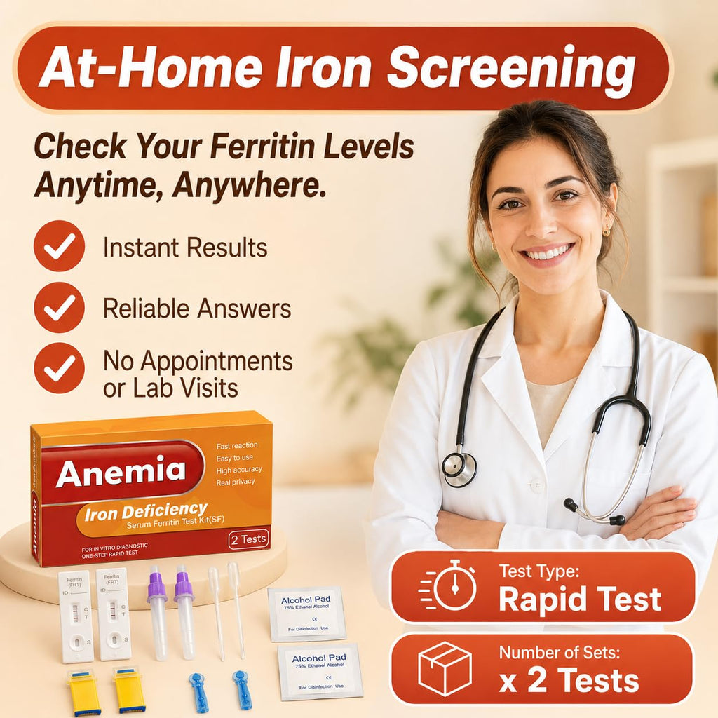 Iron Deficiency at Home Test Kit 2 Pack S948052