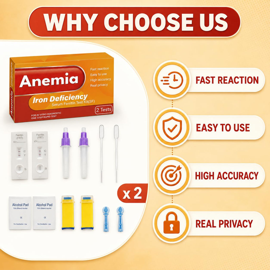 Iron Deficiency at Home Test Kit 2 Pack S948052