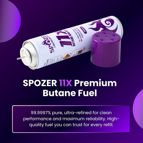 11X Butane Fuel Refill 300ml 12 Cans N1803
