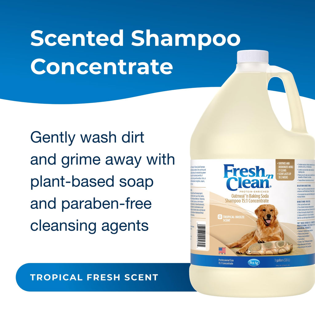 Oatmeal Baking Soda Shampoo Tropical Fresh Scent 1 Gallon A720