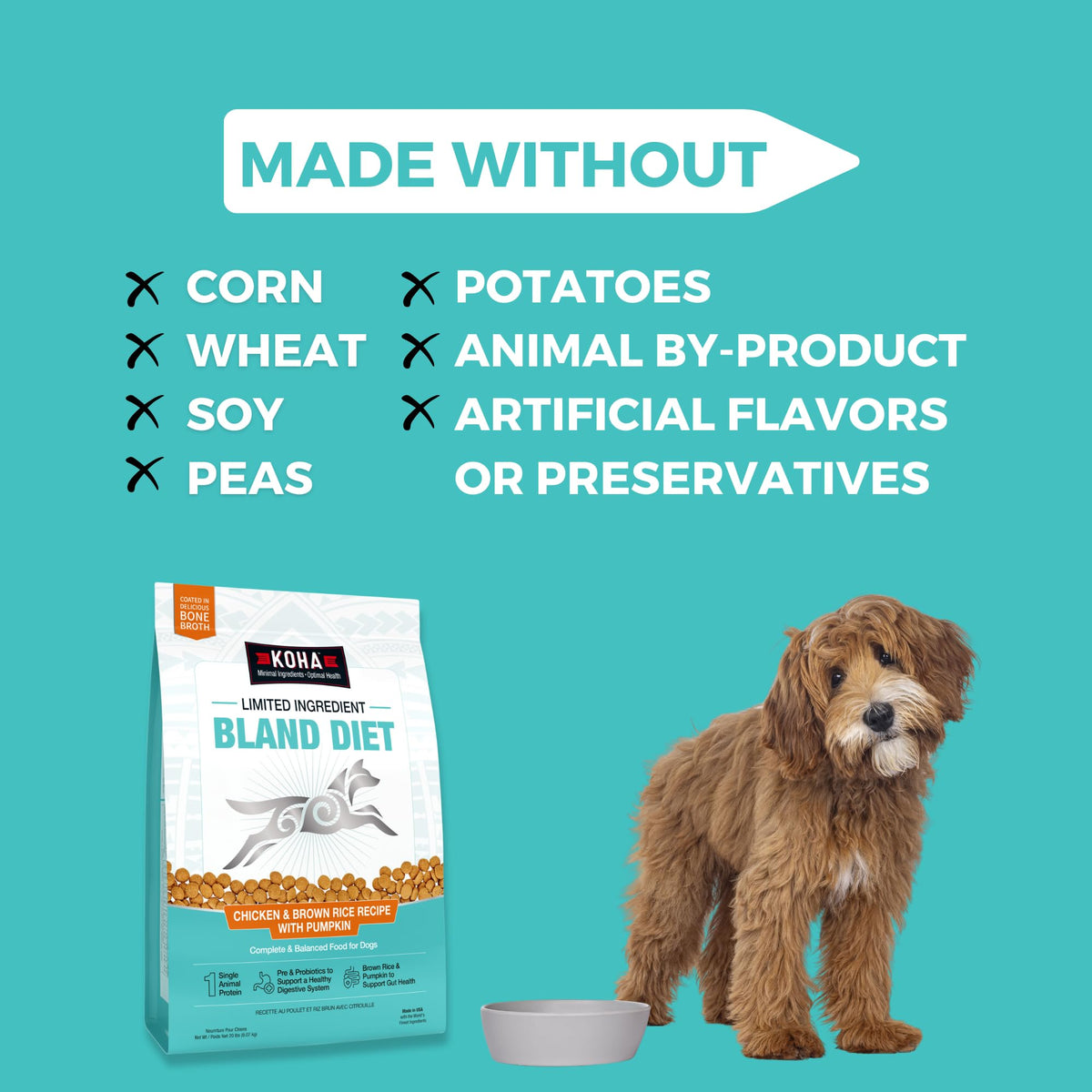 Limited Ingredient Chicken & Brown Rice Dog Food C7855