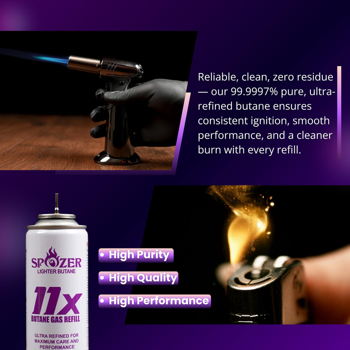 11X Butane Fuel Refill 300ml 12 Cans N1803