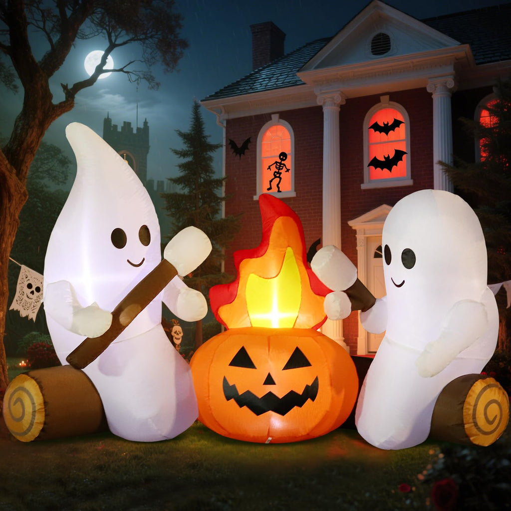 6FT Inflatable Halloween Decorations with Built-in LEDs B652443
