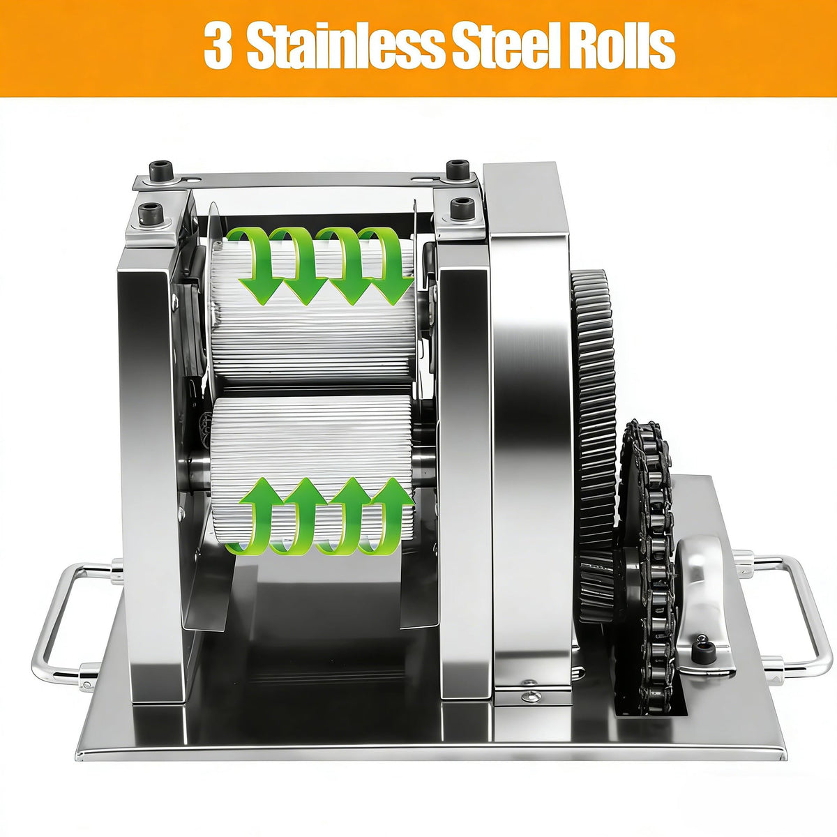 110V 800W Stainless Steel Electric Sugar Cane Juicer Machine O8570