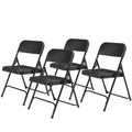 Black Light-Weight Folding Chair 4/Pack Q253