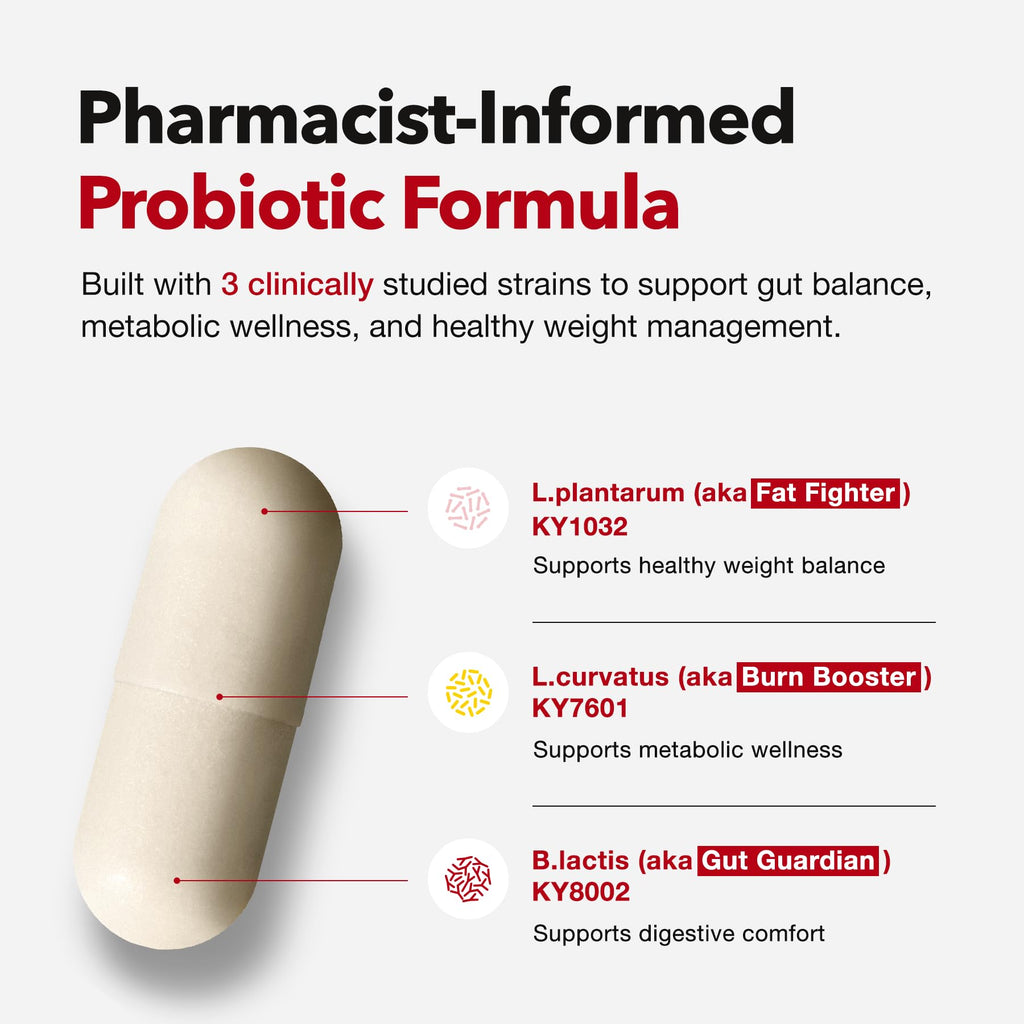 Probiotics for Bloating Relief 30 Capsules O9483