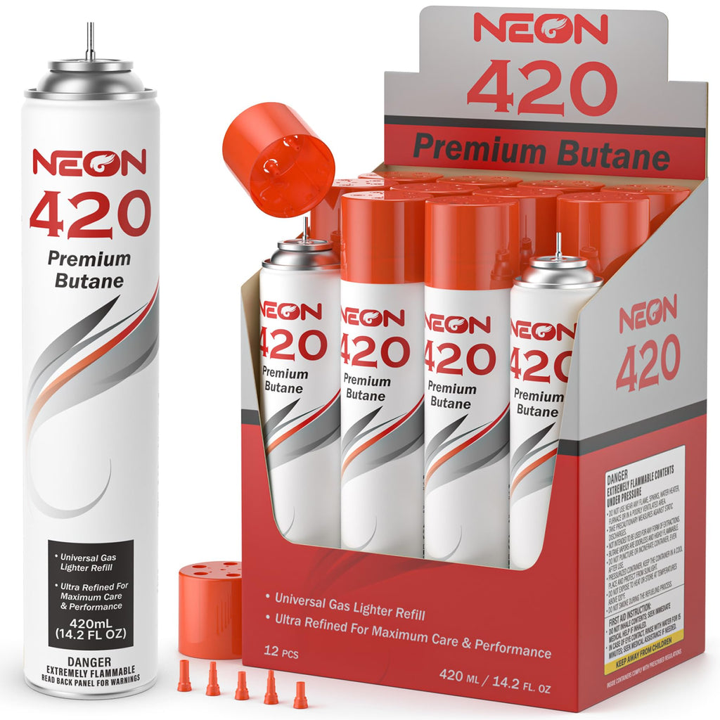 11X Refined Butane Lighter Fluid 420ml 12 Pack W2504