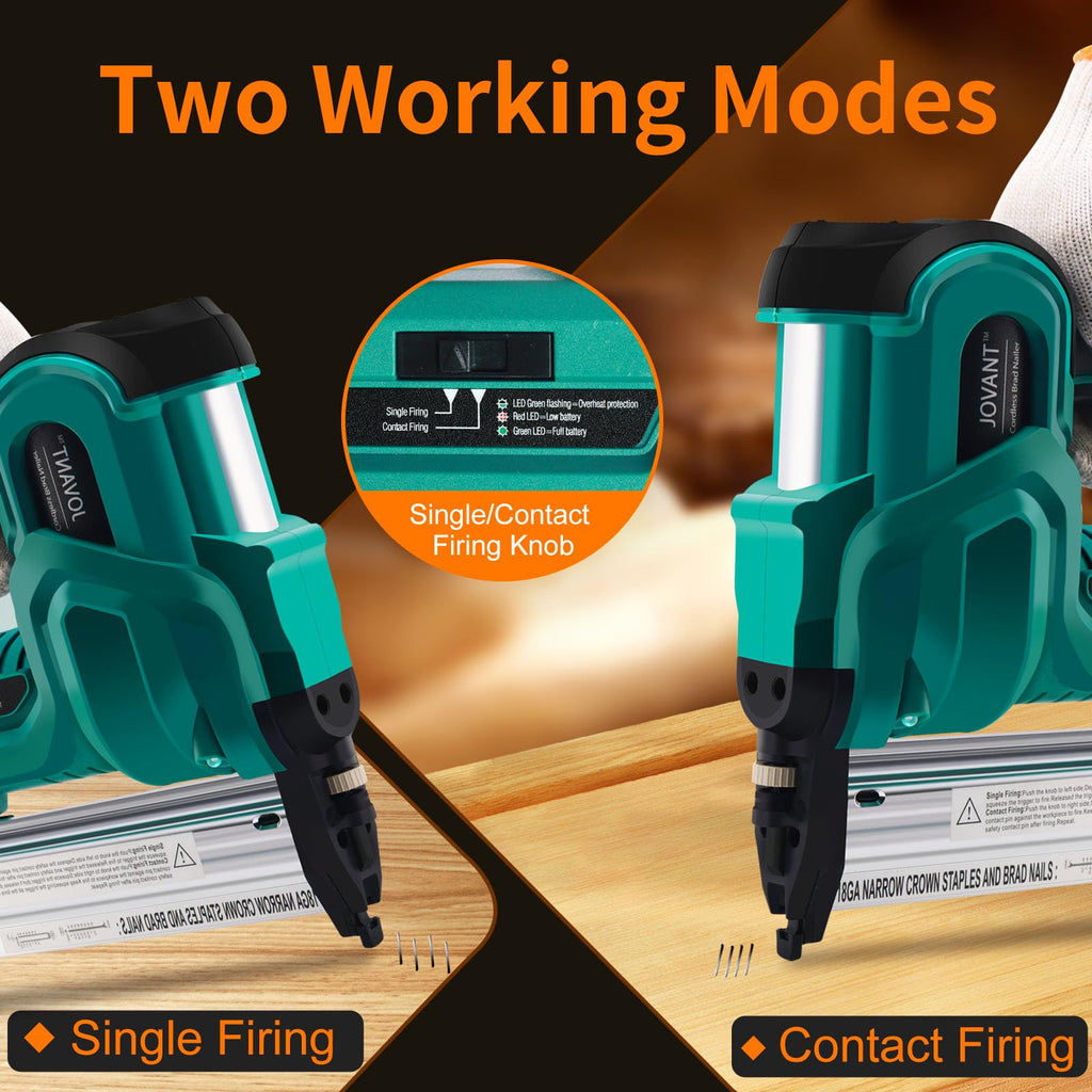 2 in 1 Cordless 18 Gauge Brad Nailer Q160
