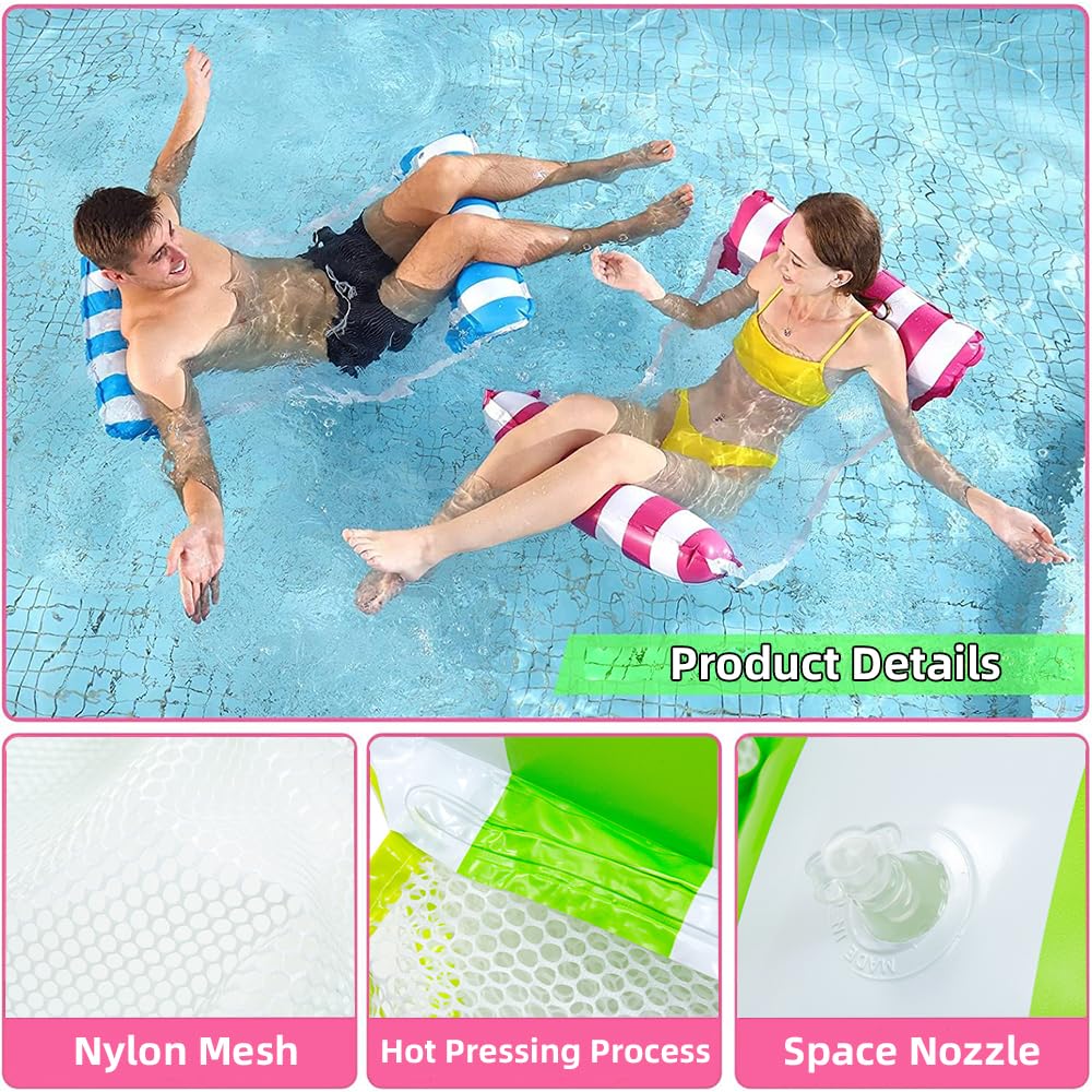 Inflatable Pool Floats Adult Pool Hammock Lounger A197605