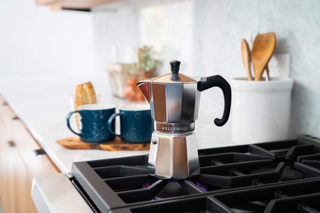 Stovetop Espresso Maker 6-Cup Silver B872