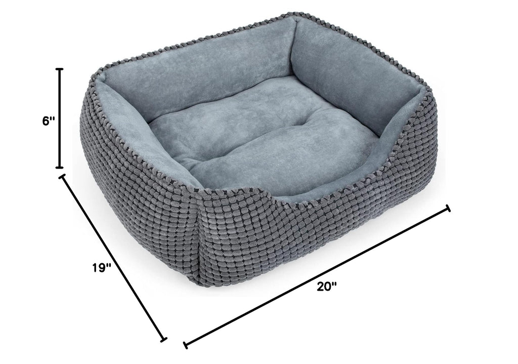 Rectangle Washable Calming Dog Bed S258540