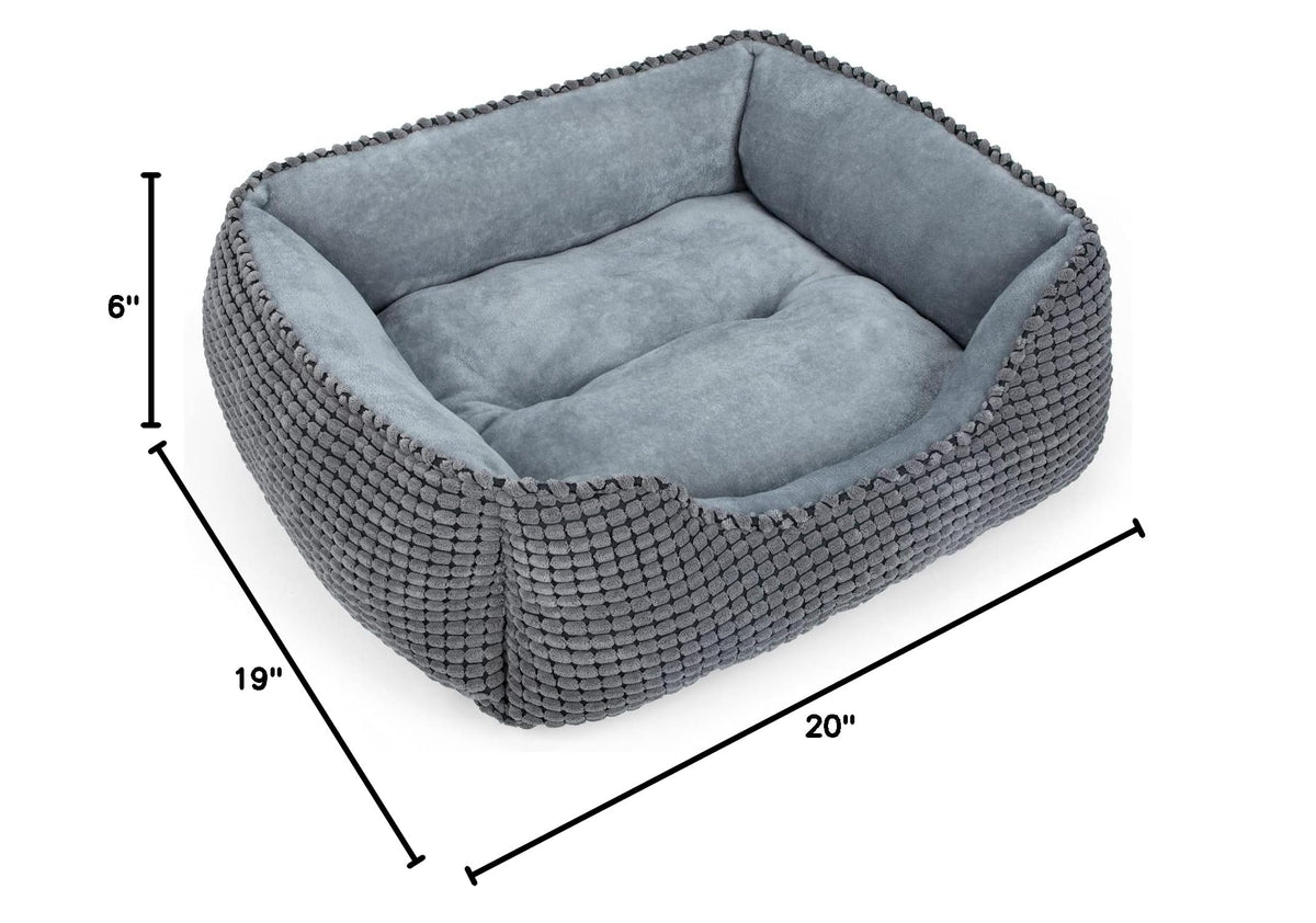 Rectangle Washable Calming Dog Bed S258540
