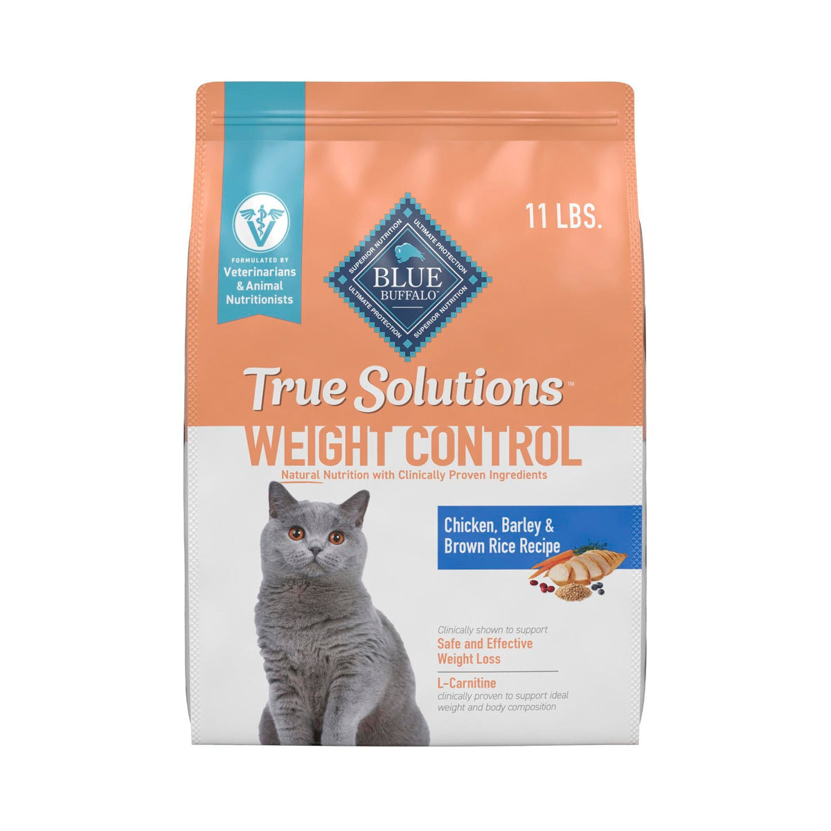 Weight Control Chicken Dry Cat Food, 11 lb P452
