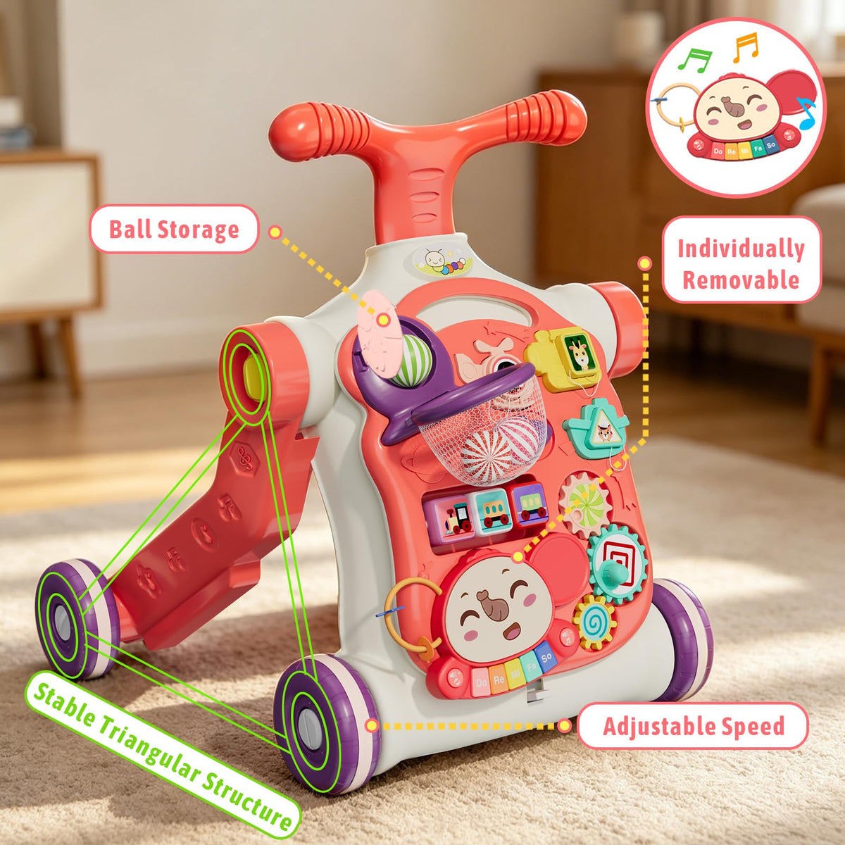 5 in 1 Baby Walker E94581