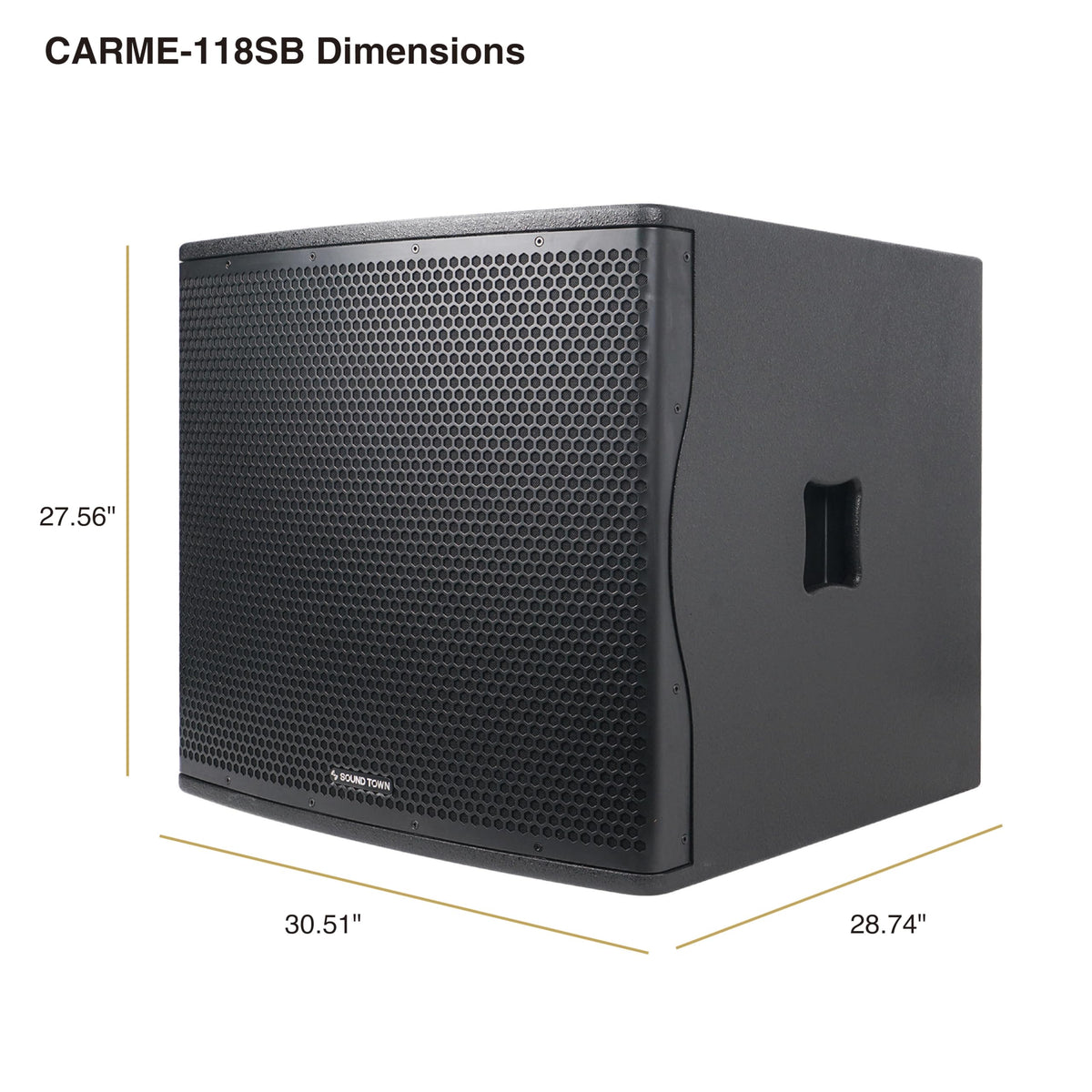 18" 1600W Passive Subwoofer Y33868