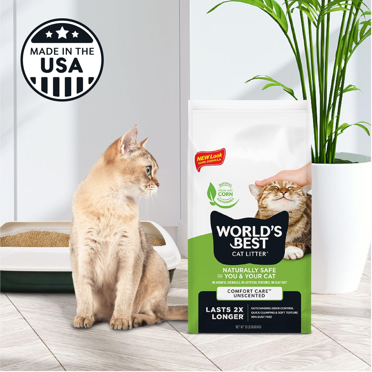 Unscented Odor Control 15 lb Cat Litter L160029