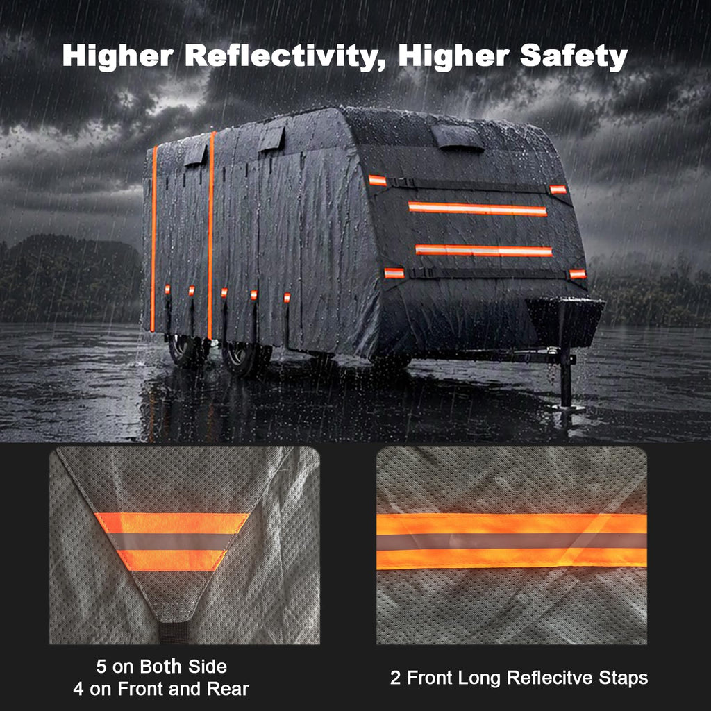 14-16ft 7 Layers Heavy Duty Waterproof Camper Cover T76681