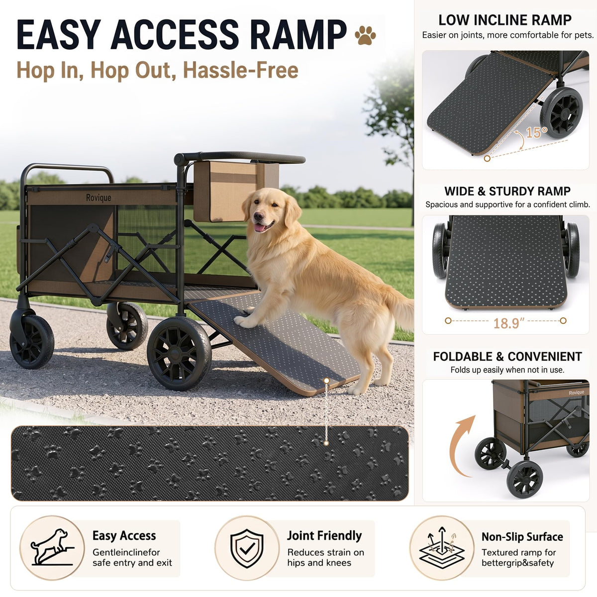 Foldable Dog Stroller U609