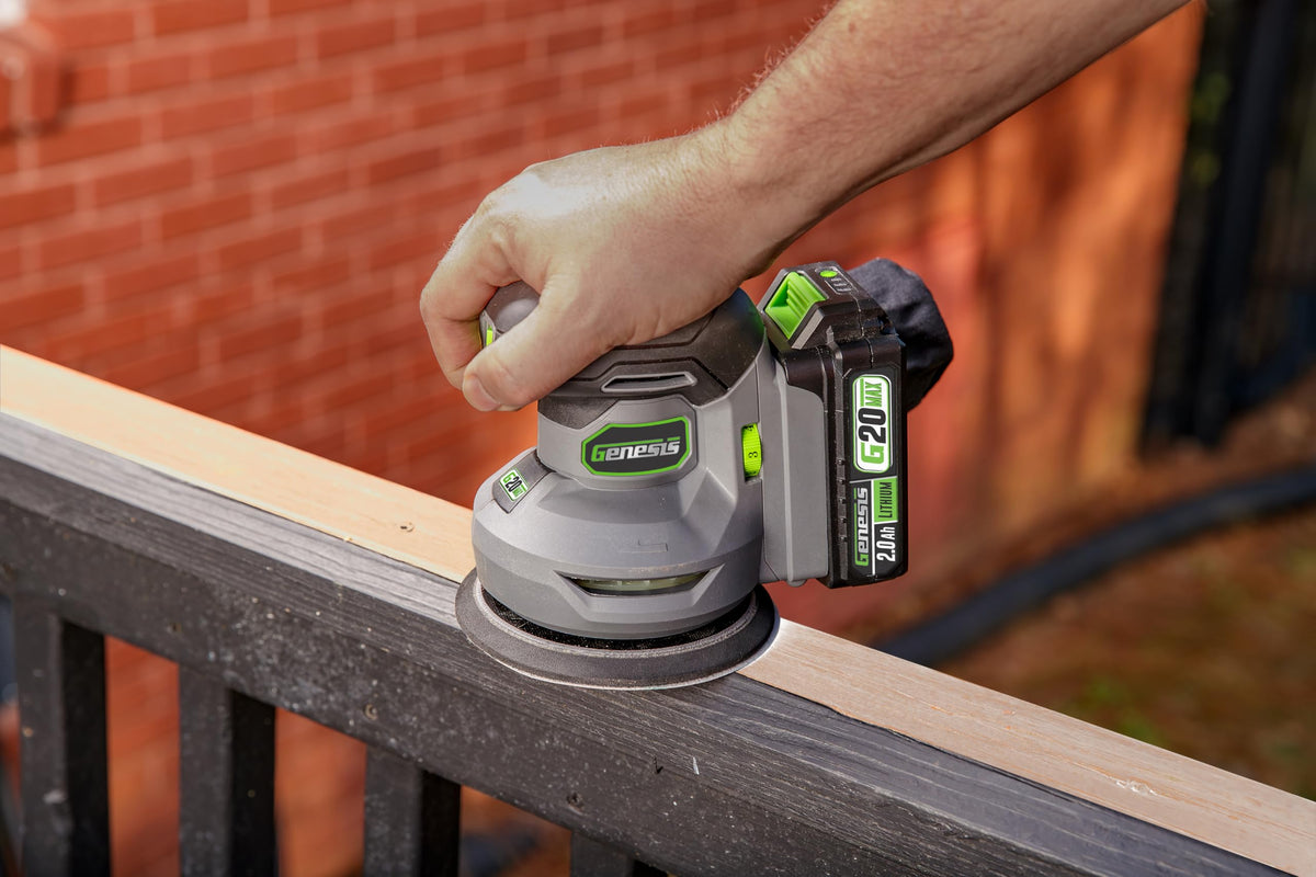 20V Cordless 5in. Orbital Sander with Dust Bag S496