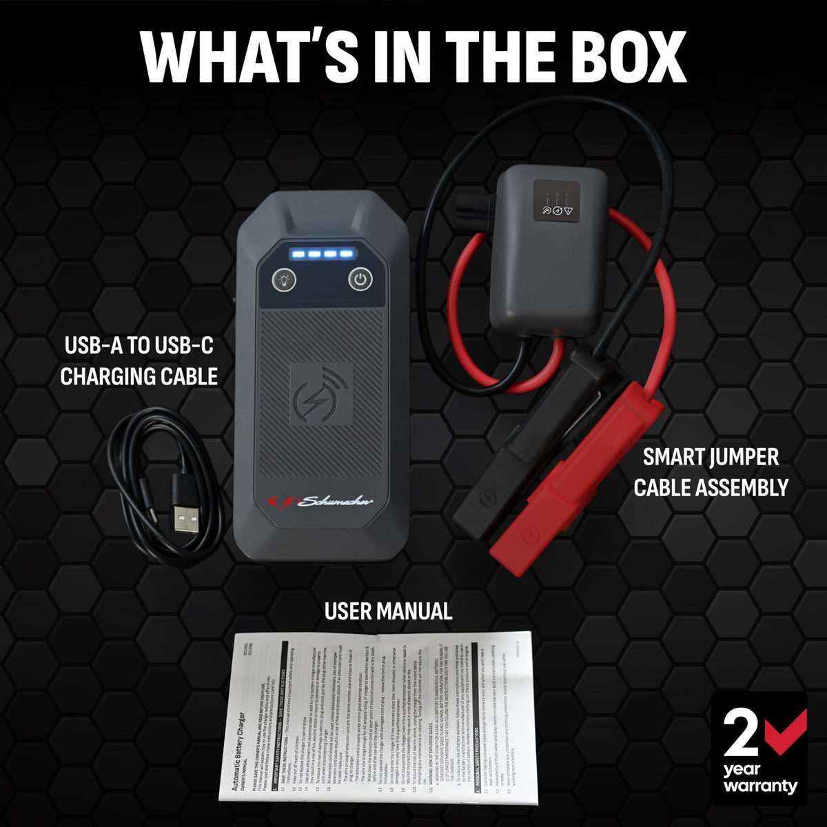 Portable Car Battery Jump Starter & Power Bank G25962