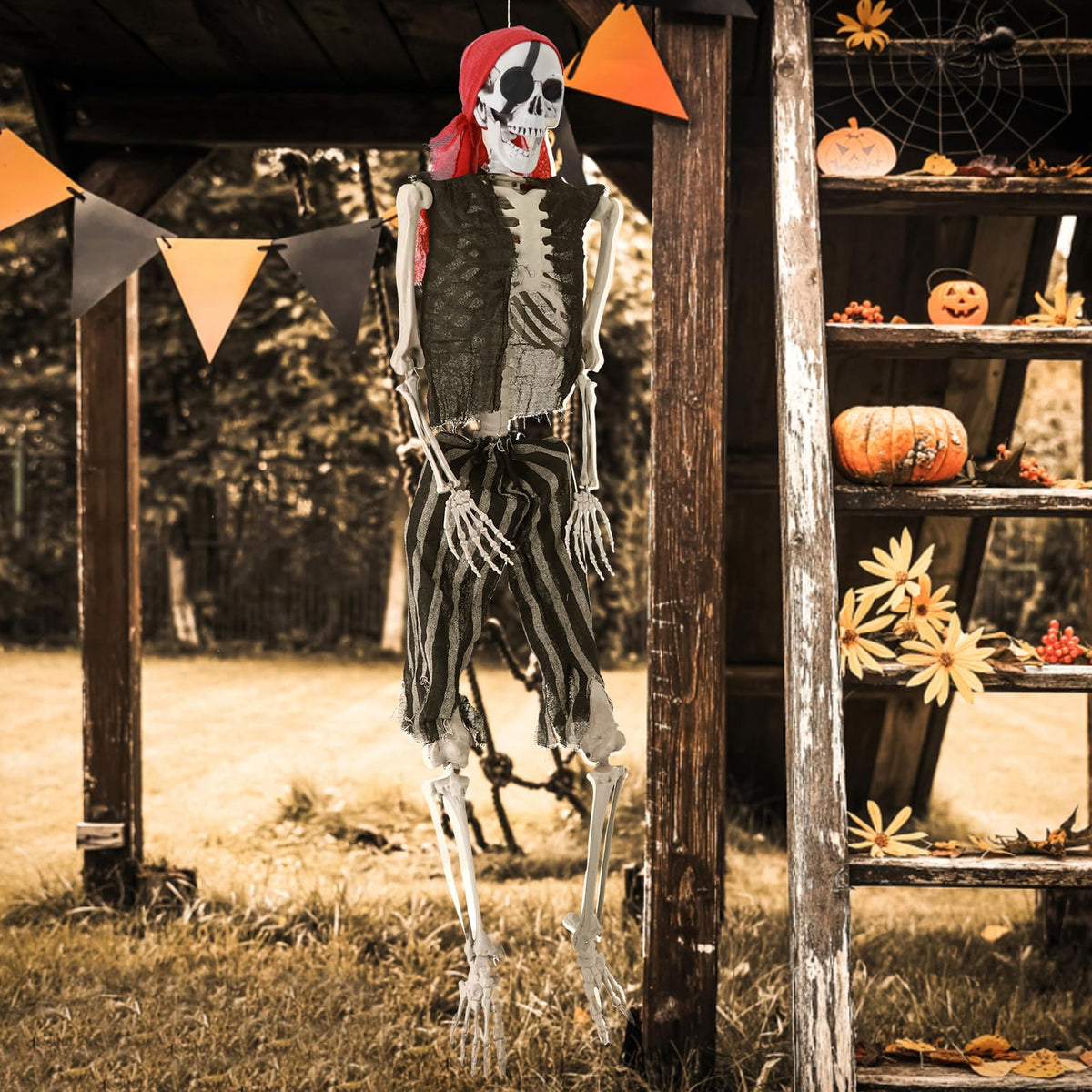 Life Size Posable Skeleton with Movable Joints B813866