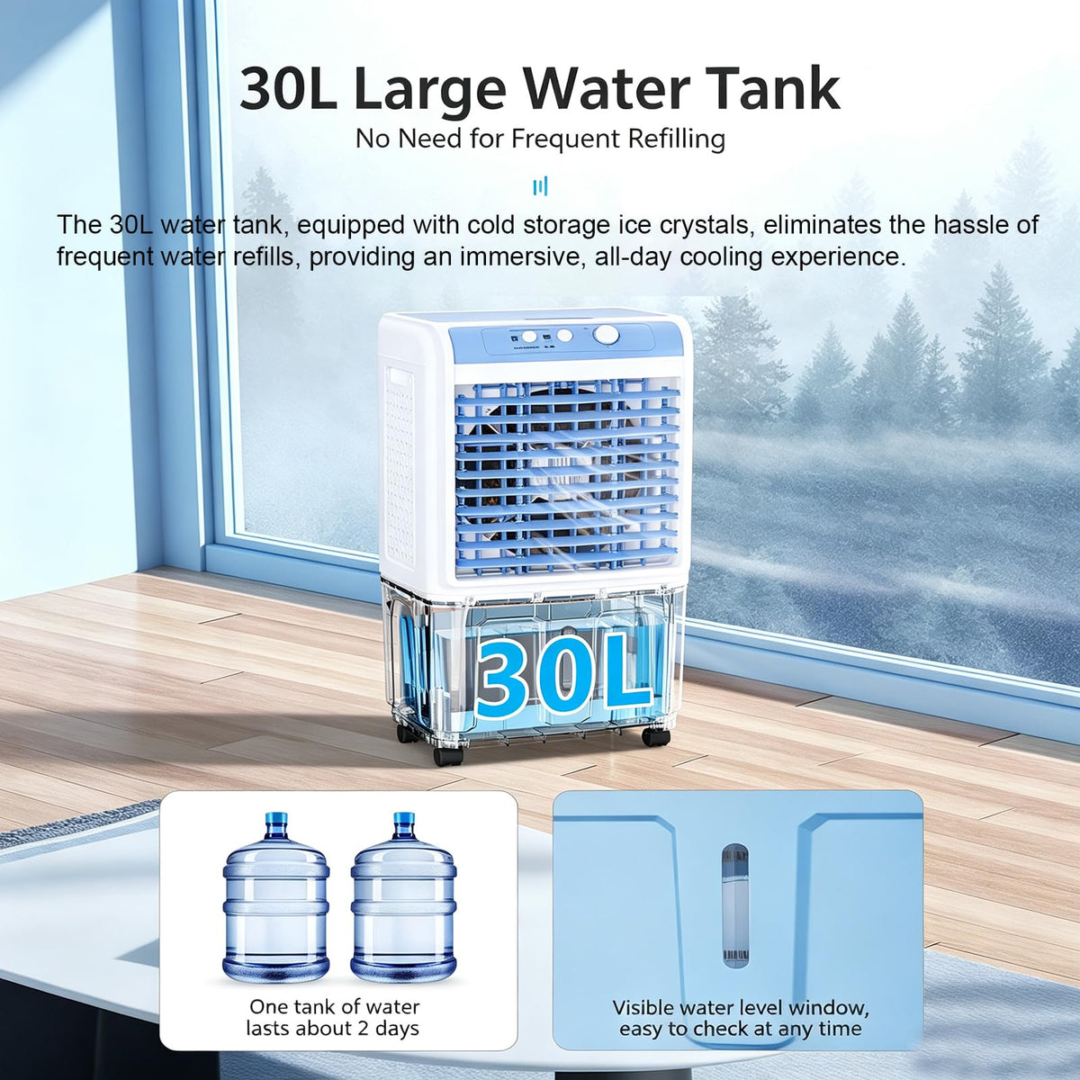 Remote Control Evaporative Air Cooler 20L L63825