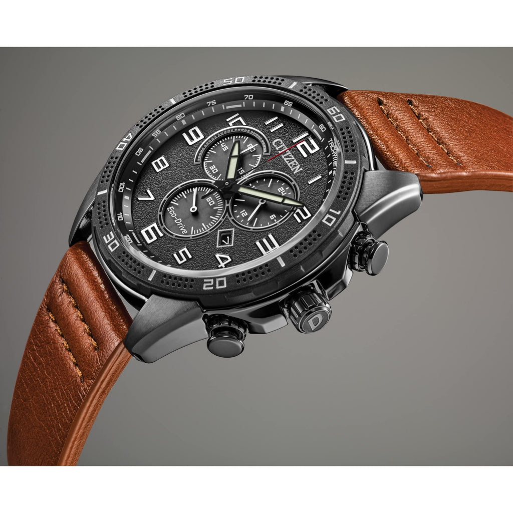 Men's Stainless Steel Eco-Drive Watch E8249