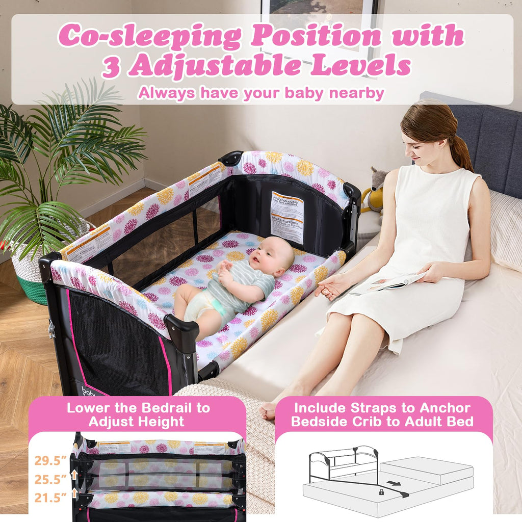 4 in 1 Pink Pack and Play S8130