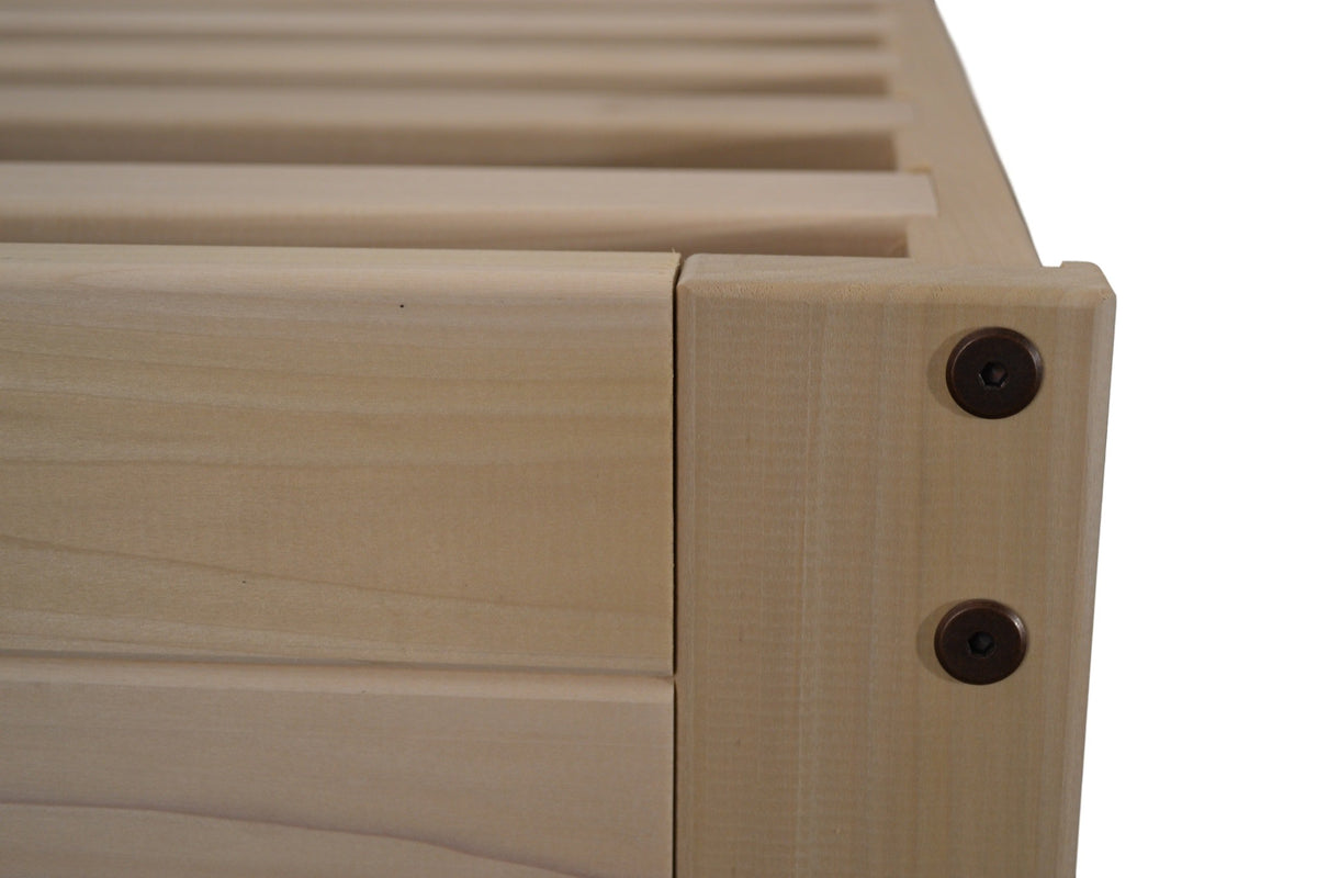 California King Unfinished Wood Platform Bed A84855