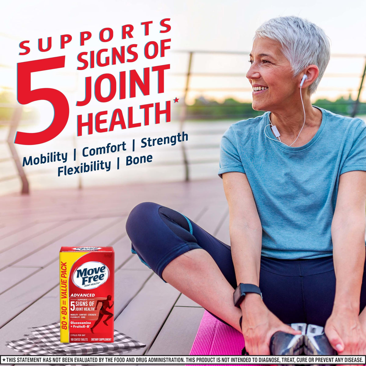 Glucosamine Chondroitin Joint Support Supplement 160 Tablets F608546