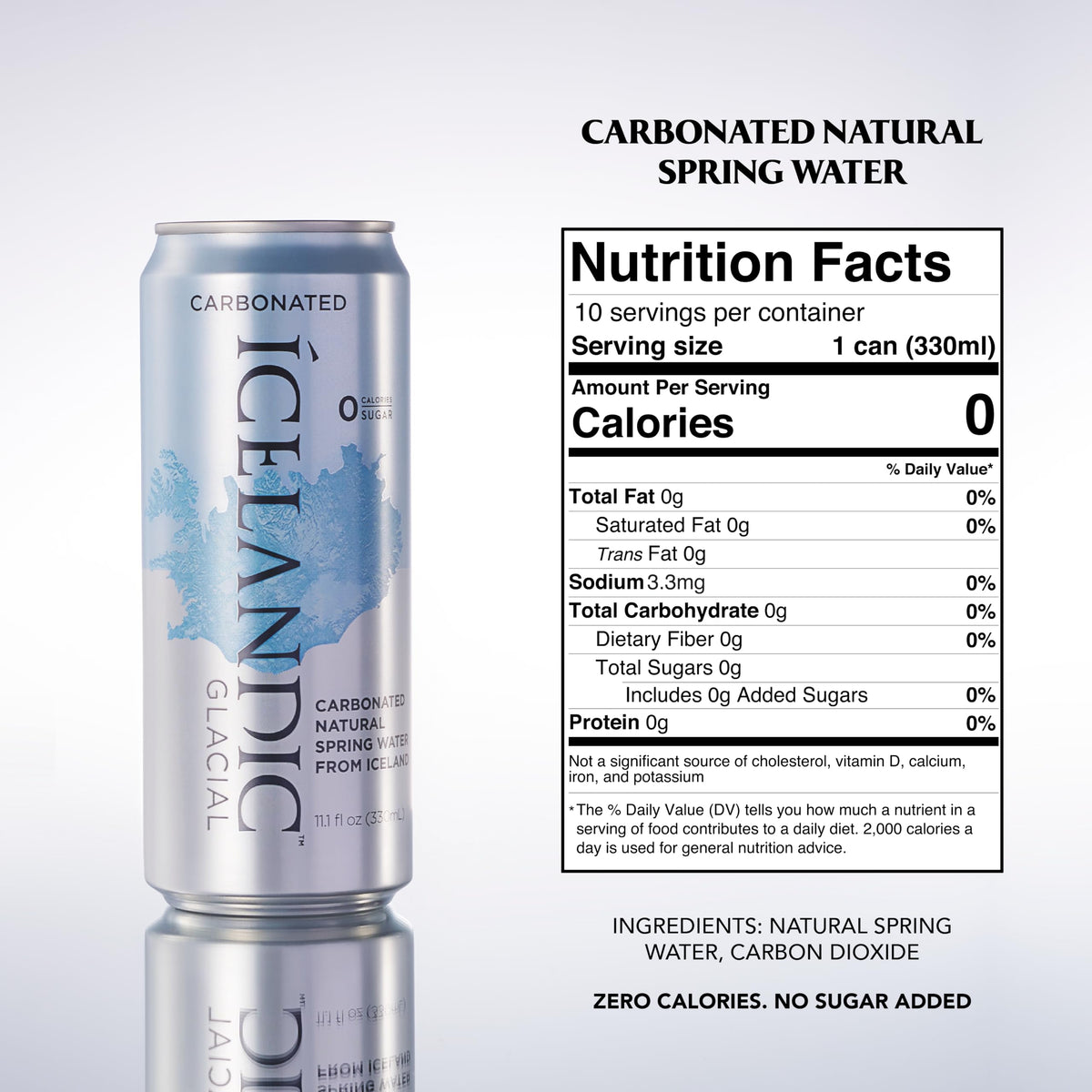 Sparkling Water 330 ml Cans Pack of 10 W89209