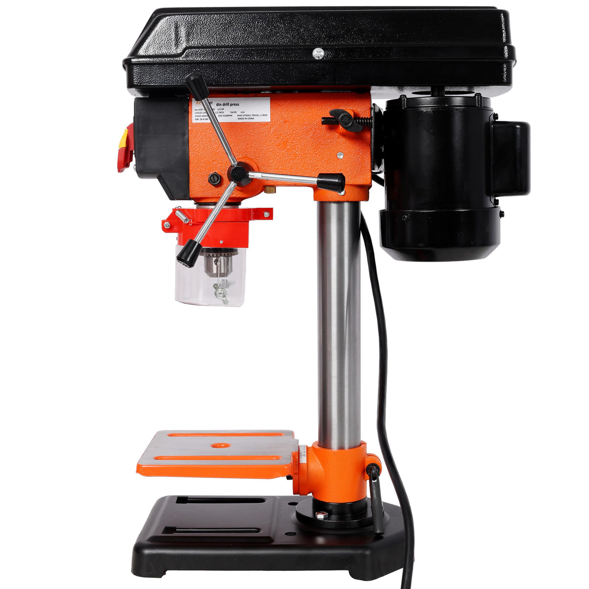 8" Benchtop Drill Press with Laser Guide, 5 Speeds Q6635