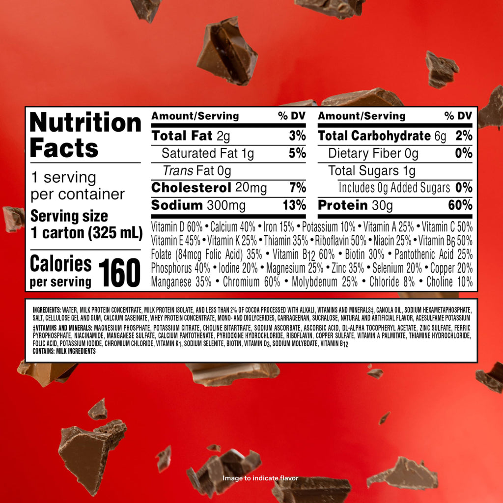 Chocolate Protein Shakes 11 Fl Oz Pack of 18 J5328