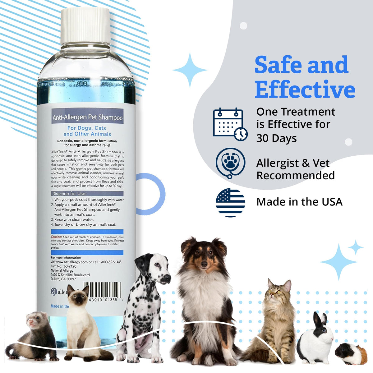 Anti-Allergen Pet Shampoo 16-oz Bottle Y237