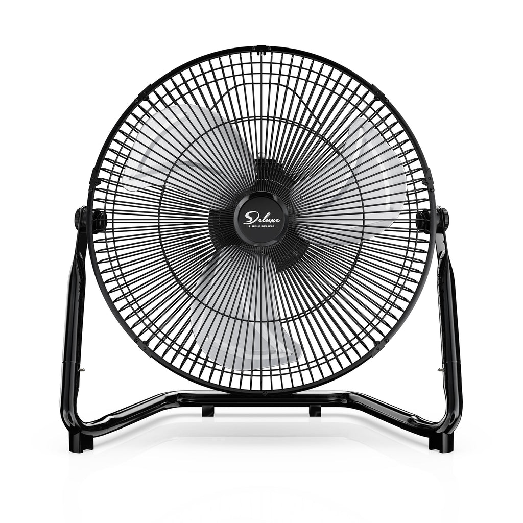 12 Inch 3-Speed Oscillating Metal Floor Fan A6084