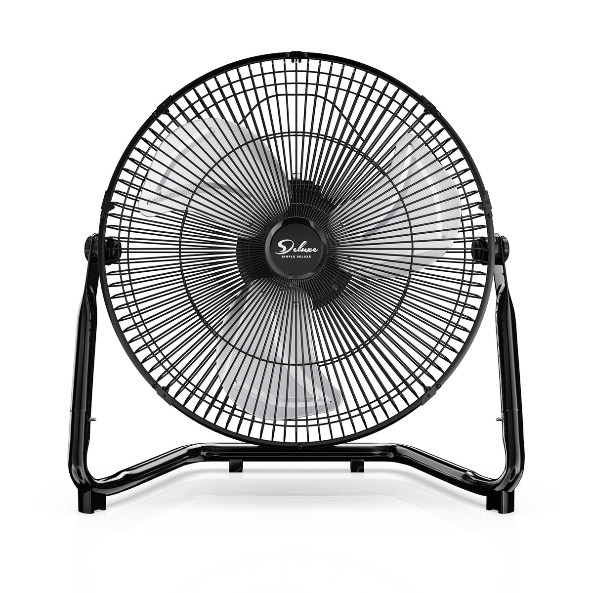 12 Inch 3-Speed Oscillating Metal Floor Fan A6084