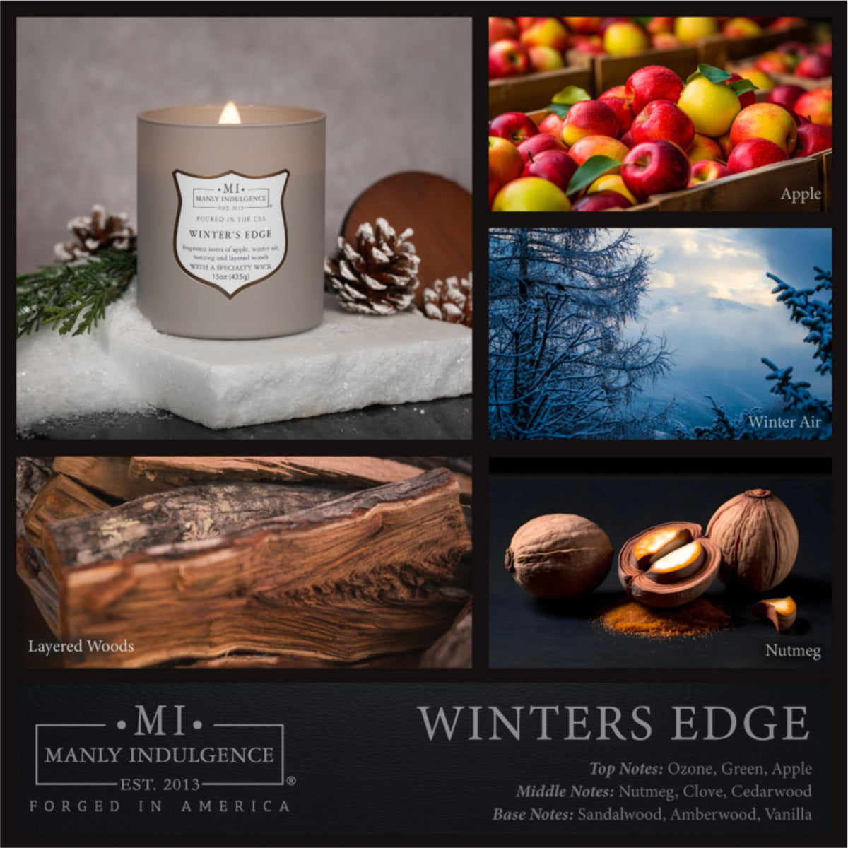 15 oz Wooden Wick Soy Blend Scented Candle Q31061