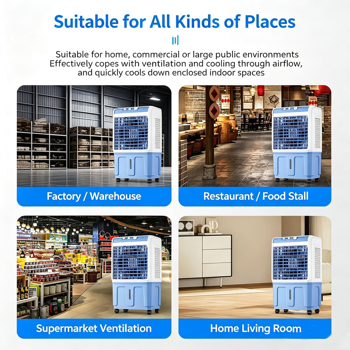 Remote Control Evaporative Air Cooler 20L L63825